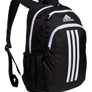 Adidas Men's Backpack in Black with White Stripes
